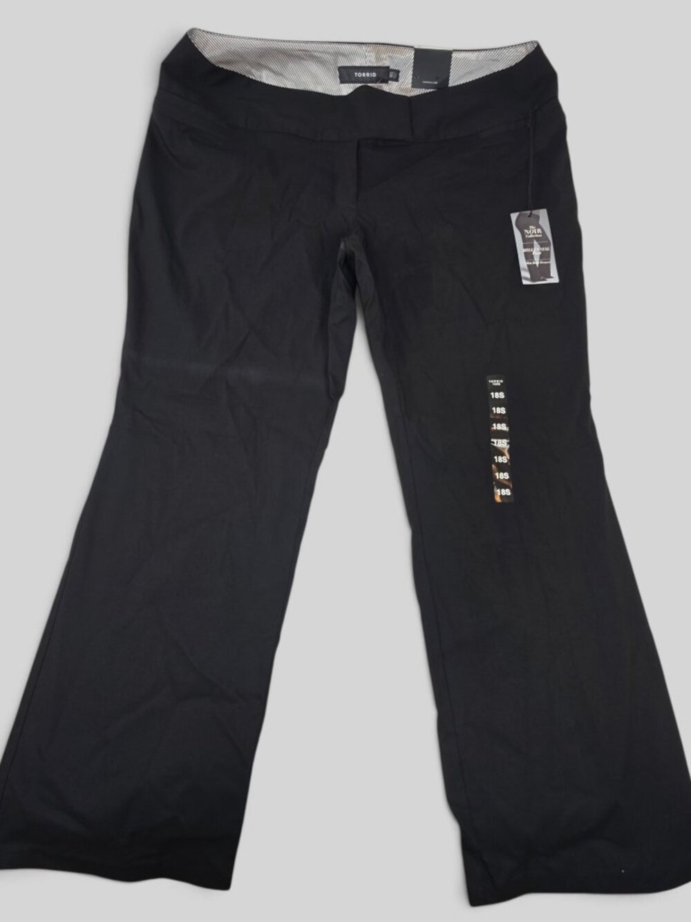 Torrid Noir Millennial Pant Slim Boot Trouser Black Size 18S NWT